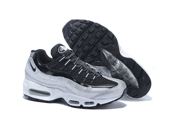 cgcg Nike Air Max Black White Metallic Silver - Imagem 1