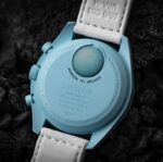 Relógio Swatch X Omega Moonswatch Speedmaster Uranus Crono Branco Ice Blue/branco Ice Blue - Imagem 6