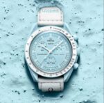 Relógio Swatch X Omega Moonswatch Speedmaster Uranus Crono Branco Ice Blue/branco Ice Blue