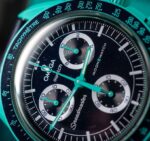 Relógio Swatch X Omega Moonswatch Speedmaster Polar Lights - Azul-escuro - Azul-turquesa - Azul-escuro - Imagem 4