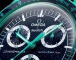 Relógio Swatch X Omega Moonswatch Speedmaster Polar Lights - Azul-escuro - Azul-turquesa - Azul-escuro - Imagem 5