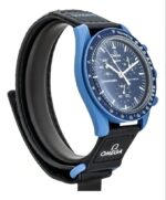 Omega X Swatch Mission To Neptune Relógio de pulso azul marinho - Imagem 5